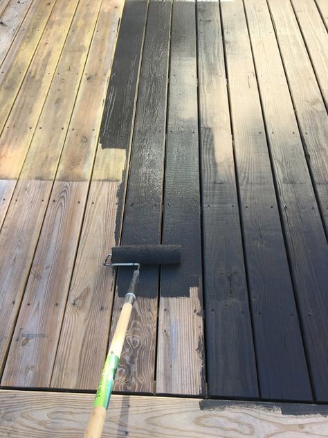 Deck Appeal Part Ii Stain Plaster Disaster Deck Paint Diy Deck Deck Paint Colors