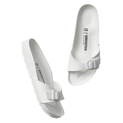 Birkenstock Women Madrid Eva 30 Liked On Polyvore Featuring Shoes Sandals White Birkenstock Sandals Waterproof Shoes Lightweight Waterproof Sho Terli K