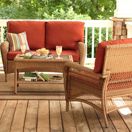 Charlottetown Natural All Weather Wicker Patio Furniture Homedepot Martha Stewart Outdoor Cover Covers Patio Furniture Covers, Martha Stewart Outdoor Furniture Home Depot