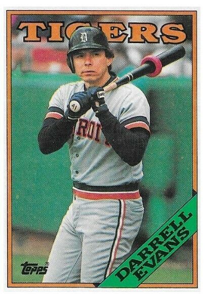 1988 Set Topps Detroit Tigers Team Baseball Cards