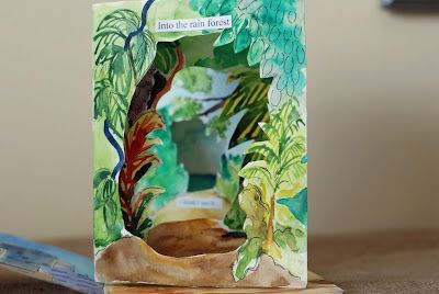 list of pinterest tunnel book template student ideas tunnel book