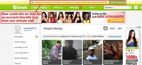 Zorpia dating site