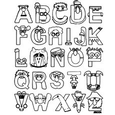 50 Alphabet Coloring Pages Your Toddler Will Love Alphabet coloring