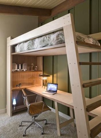 48 Bunk Bed Desk Ideas Kid Beds 48 Bunk Bed Desk Ideas, Bunk Bed With Desk Designs