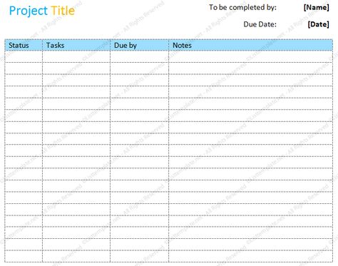 Project to do list (Basic Format) List Templates - Dotxes - project recap template Project to do list (Basic Format) List Templates - Dotxes - project recap template