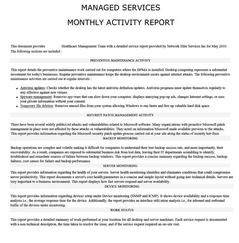 activity report monthly summary IT Pinterest - sample activity report activity report monthly summary IT Pinterest - sample activity report