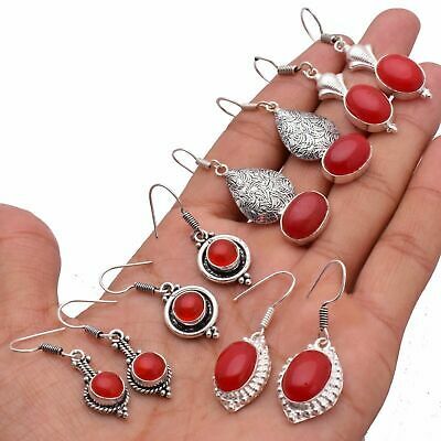 RED ONYX CARNELIAN EARRING & STUD HANDMADE JEWELRY IN 925 SOLID STERLING SILVER RED ONYX CARNELIAN EARRING & STUD HANDMADE JEWELRY IN 925 SOLID STERLING SILVER