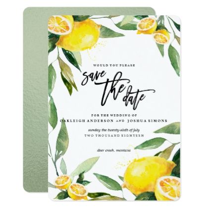 Editable BLW1 Boho Lemon Wreath Sweet 16 Party Invitation Template Printable Rustic Watercolor Lemon Wreath Summer Sweet Sixteen Invite