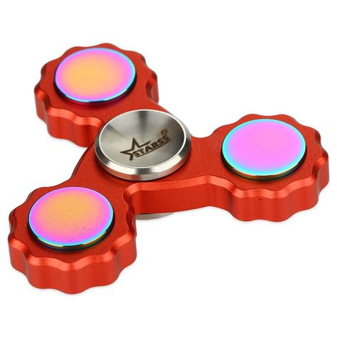Tri-Spinner Fidget Spinner Main Doigt Bar Poche Bureau Focus Handmade jouet jeu