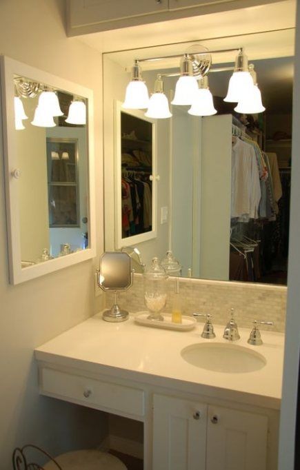 68 New Ideas Makeup Vanity Wooden Bathroom With Master Guest Design Makeup Vanity Master Bathroom, Bathroom Makeup Mirror Ideas