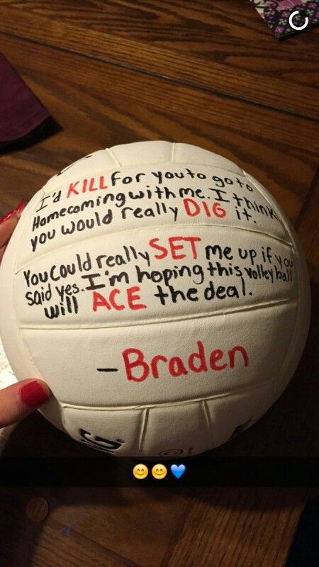 Hoco Proposal Ideas Volleyball