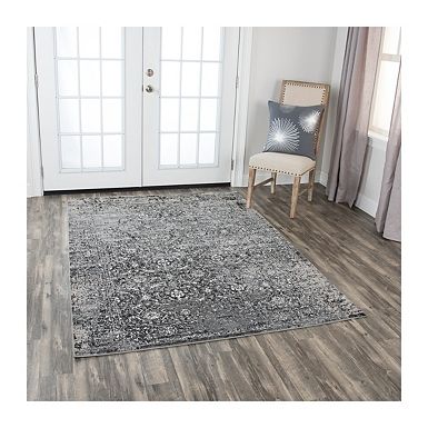 Gray Edward Distressed Area Rug 5x7 Teppichboden