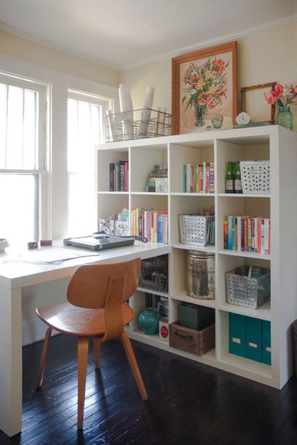 My Houzz Putting The Craft In An Ohio Craftsman Ikea Home Office Furniture Ikea Home Office, Billy Bookcase And Desk Ideas