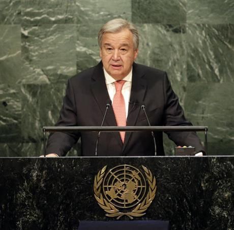 Un Secretary General Antonio Guterres Marks The Go Live Of Sweeping Un Antonio Sweep Marks