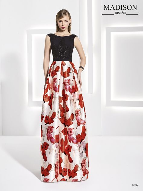 U Dress Vestido Largo De Estampado Floral Colorido Con Efect U Dress Vestido Largo De Estampado Floral Colorido Con Efect
