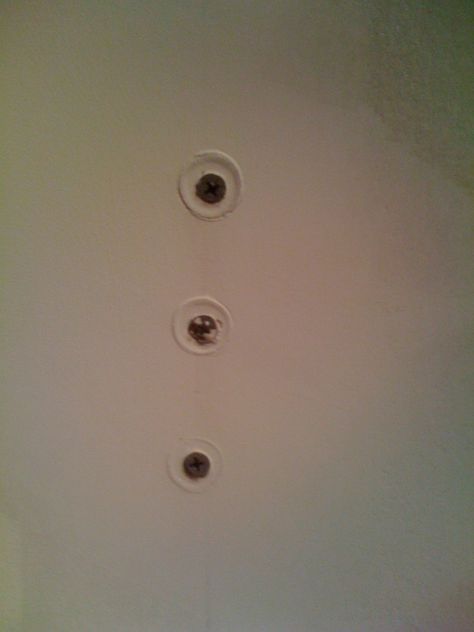 Fix Pop With Two S Above And Below Nail Pops Drywall Fix Pop With Two S Above And
