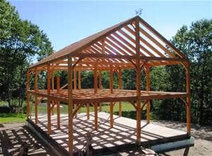 Post And Beam Construction Building With Wood Timber Frame Post And Beam Construction Building With Wood Timber Frame