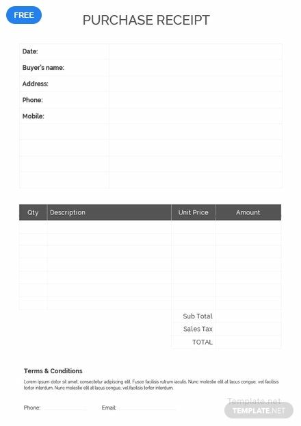 Sales Receipt Template Word Excel Apple Pages Google Docs Google Sheets Apple Numbers Receipt Template Word Template Templates