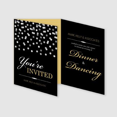 Ghoulish Gala Halloween Invitation, Square Corners, Black - invitation card event Ghoulish Gala Halloween Invitation, Square Corners, Black - invitation card event