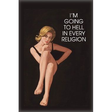 Telling Atheists Theyre Going to Hell /… Refrigerator Magnet
