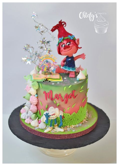 Les Trolls Cake Les Trolls Cake