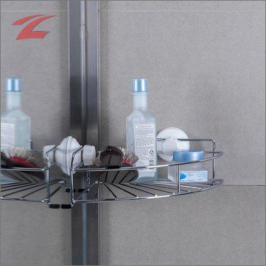 Znl Duschablage Mit Zwei Power Saugnapfen Eckregal Bad Regal Ohne