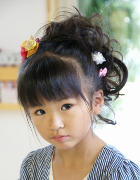 お団子ヘア 簡単 子供 お団子ヘア 簡単 子供