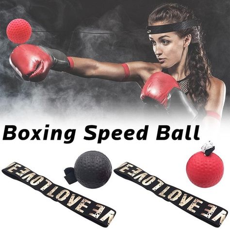 Fight Ball With Head Band For Reflex Speed Training Boxing Boxing Punch Exercise
