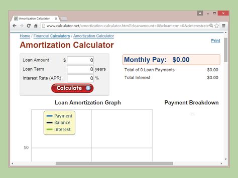 calculate amortization amortization schedule amortization amoritzation chart