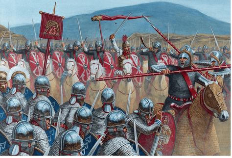 barbarians milvian constantino legions byzantine puente costantino batalla milvio arrecaballo cargando romano military antigua imperio macedonian cavalry infanteria constantine emperador