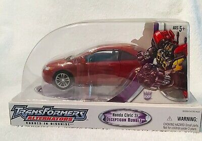 Transformers Alternators #24 RUMBLE Honda Civic SI Walmart exclusive NEW MISB