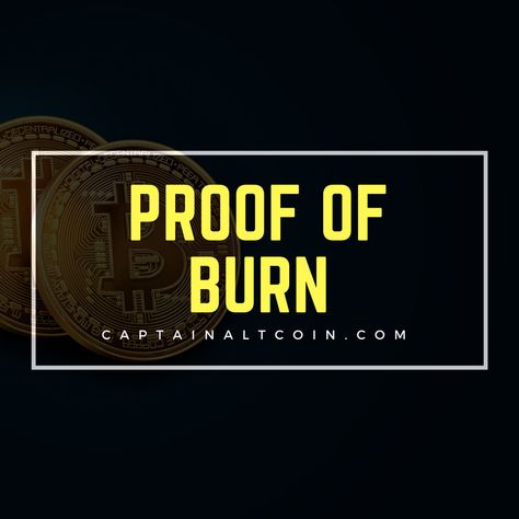 Cryptocurrency proof of burn