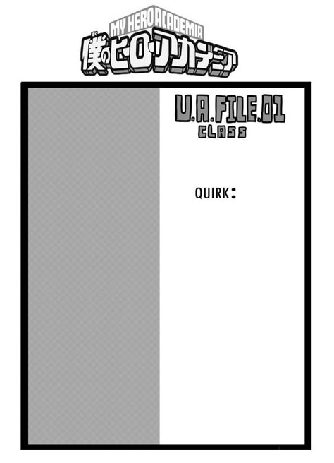 Bnha Template by killyi on DeviantArt | Oc template, My hero academia