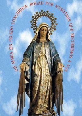 Oración De Consagración A La Milagrosa Postrado Ante Vuestro Acatamiento Oh Virgen De La Meda Imágenes Religiosas Imágenes De La Virgen Inmaculada Concepcion