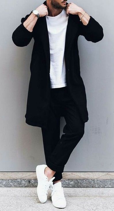 Simply Stylish Denim Shirt With Jeans Mens Casual Outfits Black Ripped Jeans