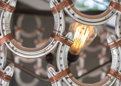 Horseshoe Chandelier R Mended Metals, LLC Horseshoe Chandelier R Mended Metals, LLC