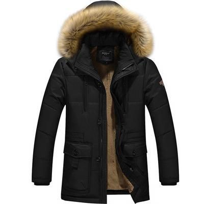 Lutratocro Mens Faux Fur Hooded Puffer Sherpa Lined Big /& Tall Parka Jackets Coat