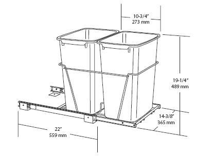 Trash Can Cabinet Dimensions Kitchen Cans Garbage Kitchen Trash Cans, What Size Cabinet For Garbage