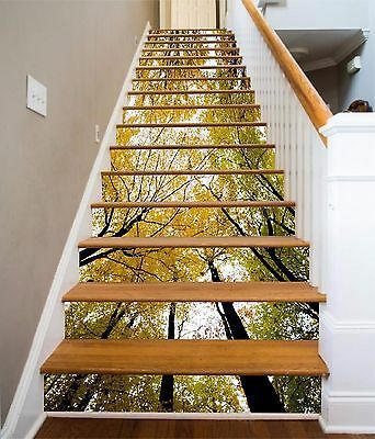 Details about / 3D Lawn Tree 846 Stair Risers Decoration Photo Mural Vinyl Decal Wallpaper AU