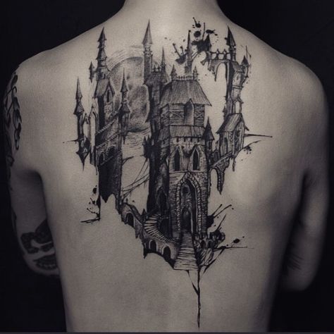 Pin by Lindsay Little on Artistic Tattoos that I admire | Castle tattoo