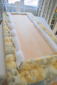Headboard Plywood Foam Cotton Batting Fabric Of Your Choice The Easy Way To Make An Upholstered Diy Headboard