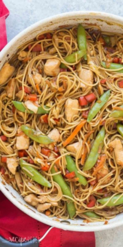One Pot Chicken Chow Mein Chicken Chow Mein Chow Mein One Pot