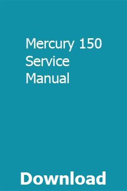 Mercury 150 Service Manual (With images) | Manual, Cloud computing