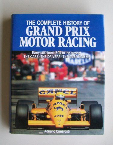 Complete History Of Grand Prix Motor Racing Large Coffee Table Book Cars Drivers Tracks 9 99 - Motor Racing Coffee Table Books Complete History Of Grand Prix Motor Racing Large Coffee Table Book Cars Drivers Tracks 9 99 - Motor Racing Coffee Table Books