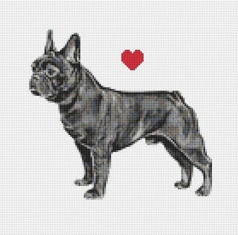 Rose Porte-monnaie Porte-monnaie-Français Bulldog Design Frenchie Sac dog squad