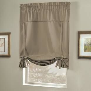 Alcott Hill Hopedale Thermal Lined Curtain Panel In 2021 Tie Up Shades Curtains Panel Curtains