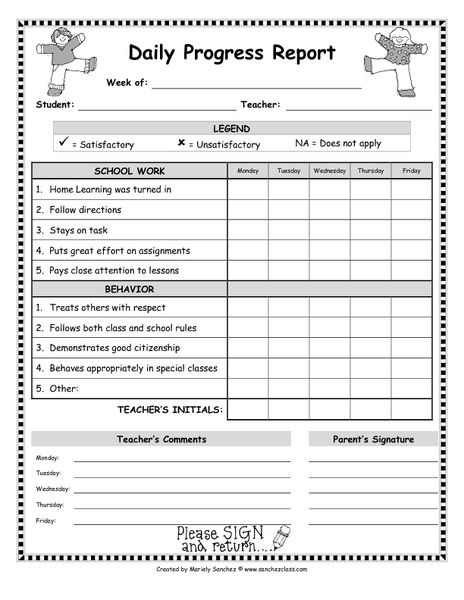 summer school progress report template yupar magdalene elementary progress report templates