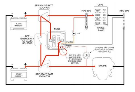 Dual Battery Wiring Diagram Automotive Repair Overlanding Auto Repair