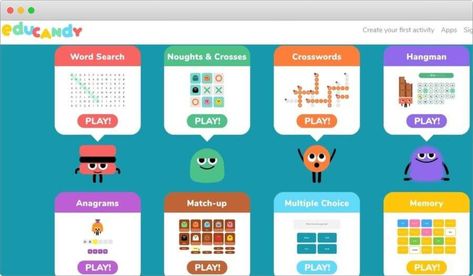Educandy Es Una Nueva Plataforma Gratuita Para Crear Juegos Educativos Fácilmente Sopas De Letras Crucigr Jelly Bean Candy Jelly Sweet Interactive Activities