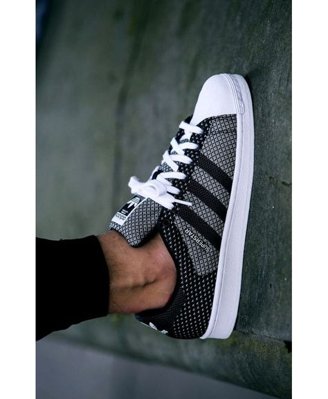 Homme Adidas Superstar Maille Grise, Blanc, Noir | Chaussure homme ... Homme Adidas Superstar Maille Grise, Blanc, Noir | Chaussure homme ...